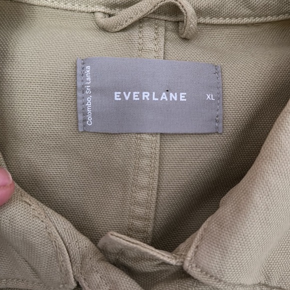 EVERLANE Green The Cinchable Chore Jacket - Picture 4 of 5